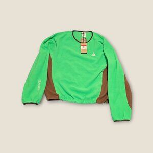 Nike ACG Casual Fleece Crew Wolf Tree Mens Large Green Brown NWT HV1117-388